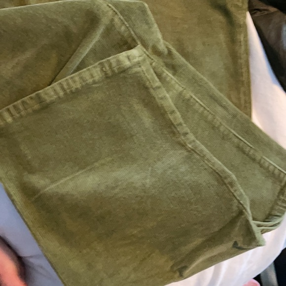 Madewell olive green corduroy sz 25p - Picture 3 of 4